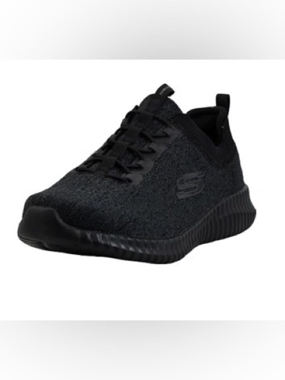 Skechers black sport elite flex Hartnell sneaker slip on 13